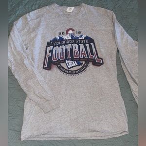 Long sleeve high school football tee